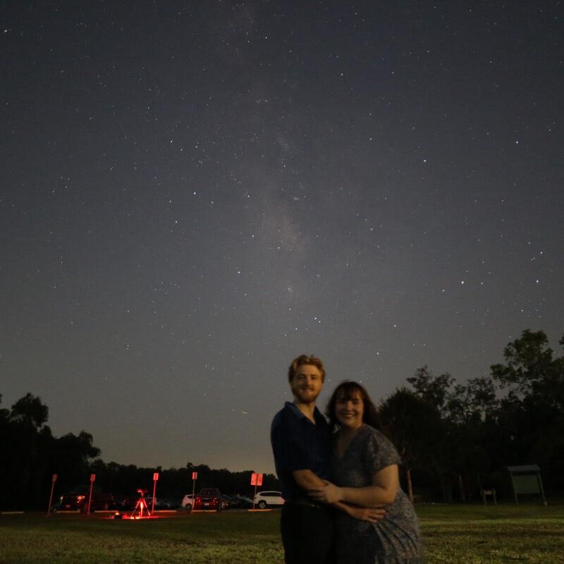 Sky the night of our engagement!