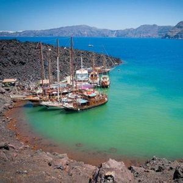 Santorini - Caldera Cruise and Hot Springs Tour