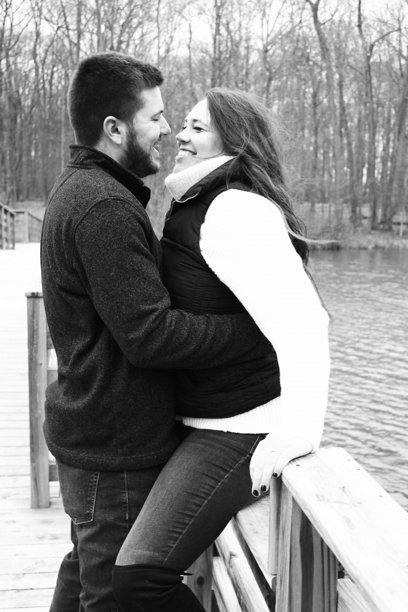Engagement photos from Pioneer Scout Reservation