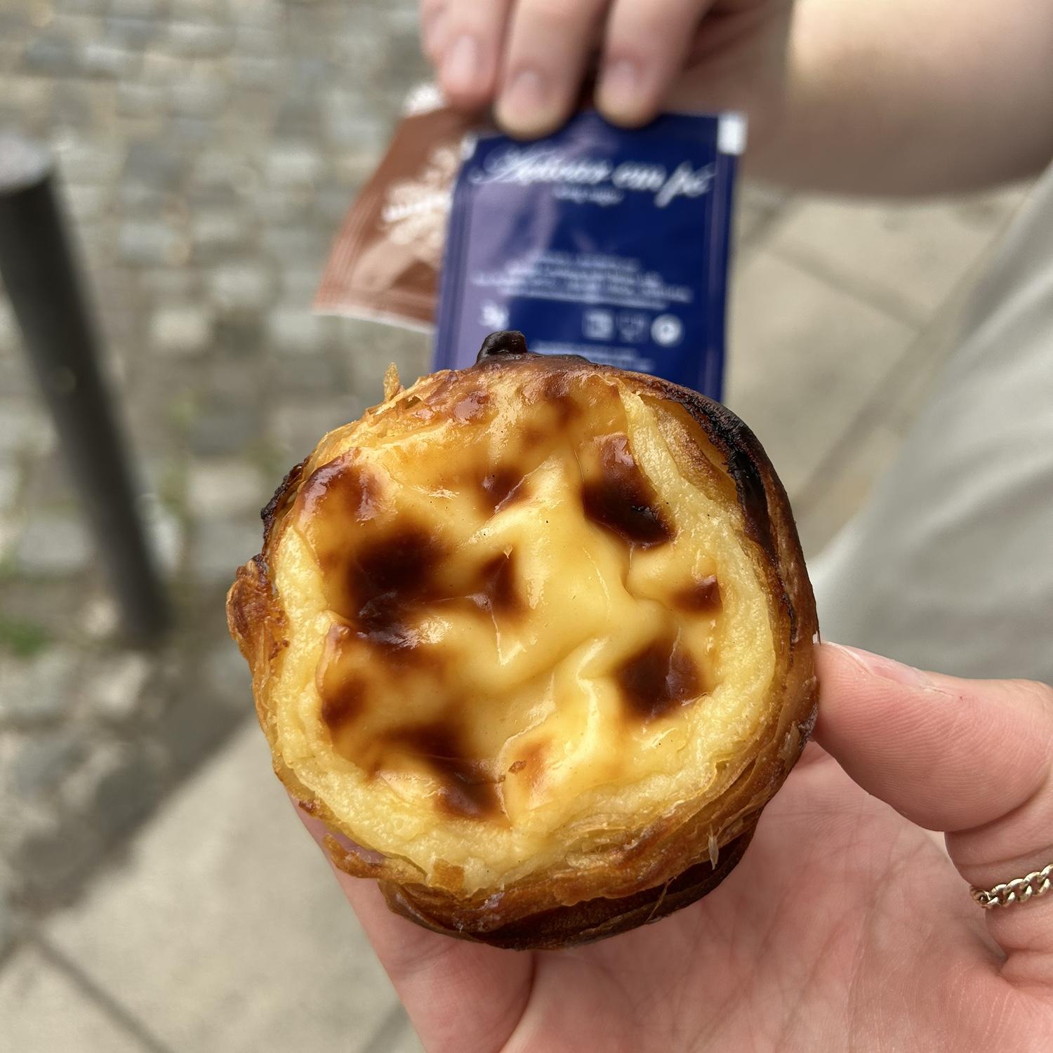 A Portuguese delicacy and Mallory's new favorite dessert - Pastel de Nata (we lost track of how many were consumed on a daily basis alone)