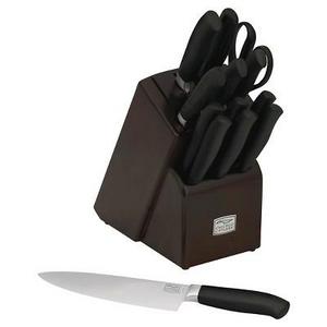 Chicago Cutlery® 14 Piece Kinzie Knife Block Set - Black