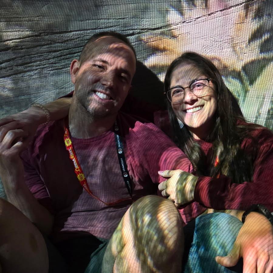 Hanging out in the Omega Mart at Meow Wolf in Las Vegas.