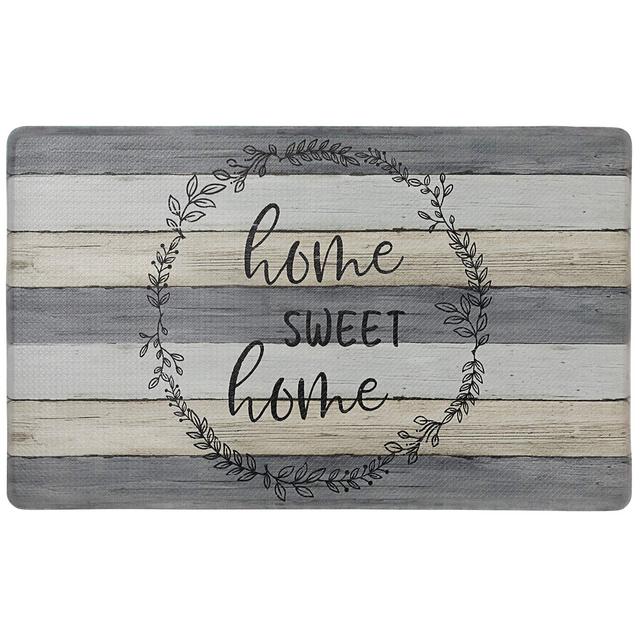 SoHome Cozy Living Anti-Fatigue Kitchen Mat for Floor, Farmhouse Rustic Wood Themed Cushioned Kitchen Runner Rug Mat, Stain Resistant, Easy Wipe Clean, 1/2 Inch Thick, 20" x 36"