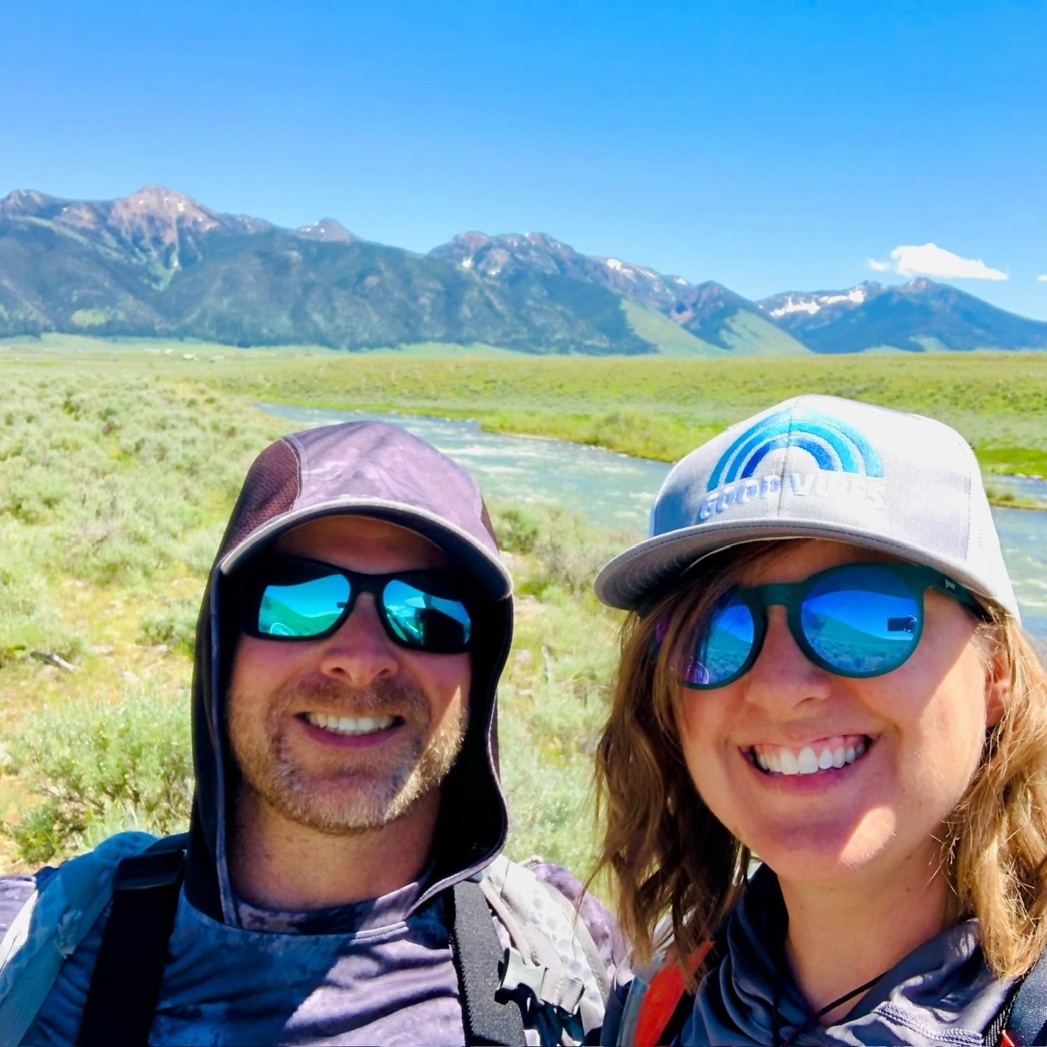 Nick taught me to fly fish on the Madison River in Montana. June30, 2022.