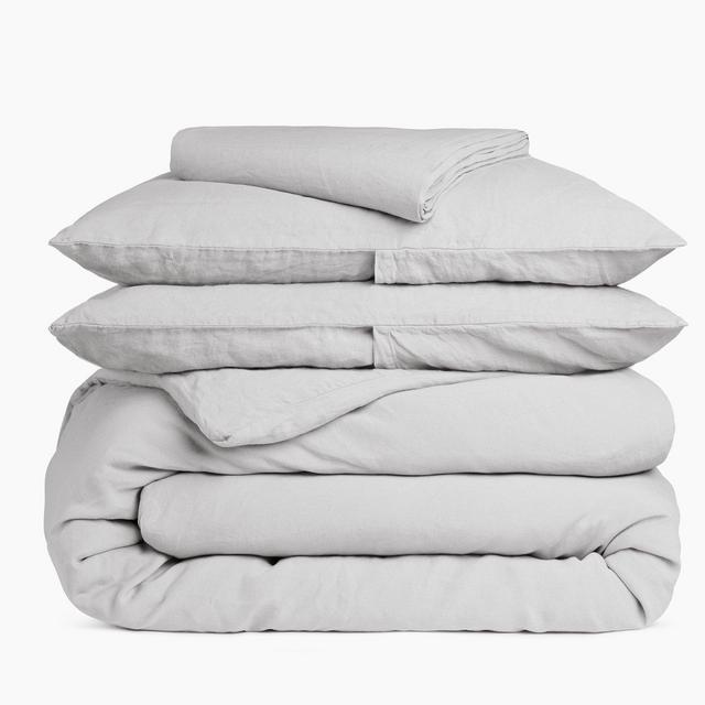 Linen Venice Set - Cal King, Fog