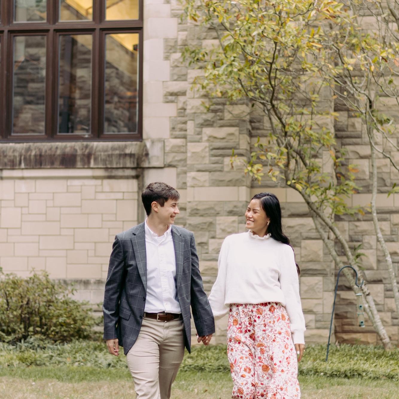 Winter 2024: The backstory behind Jacob picking up the ring is pretty comical. AnLi was in town with Jacob, so Jacob’s parents had to do a little distracting.