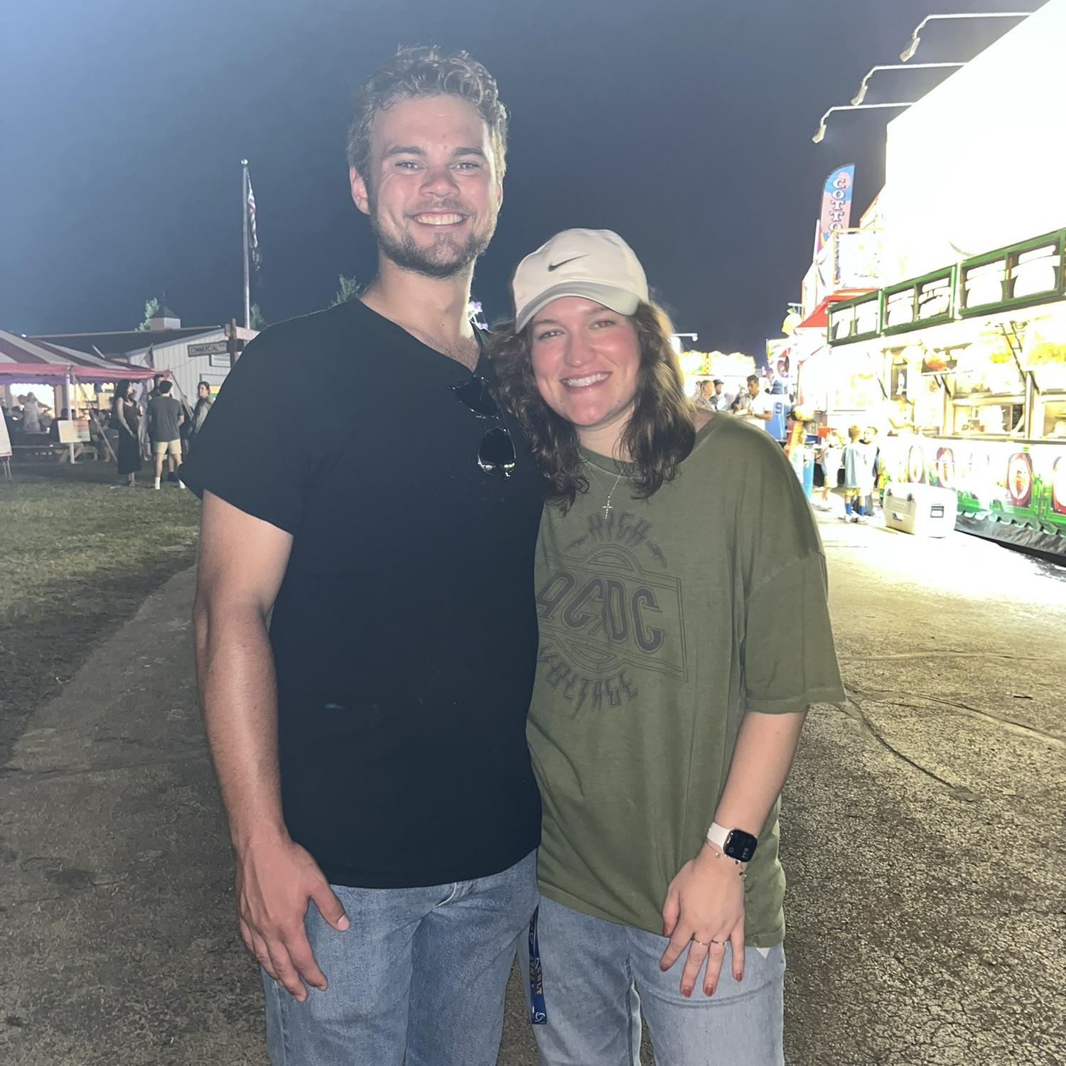 We had the best grilled corn ever right before this photo.