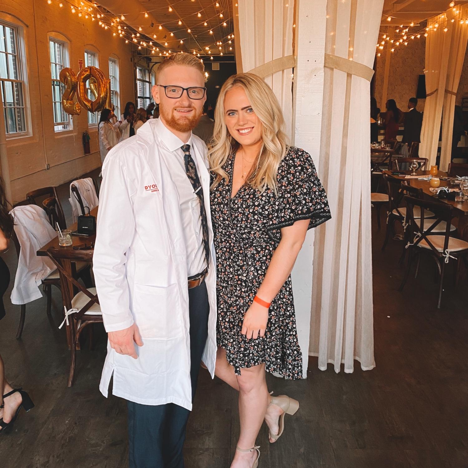 Preston’s white coat ceremony (2021)