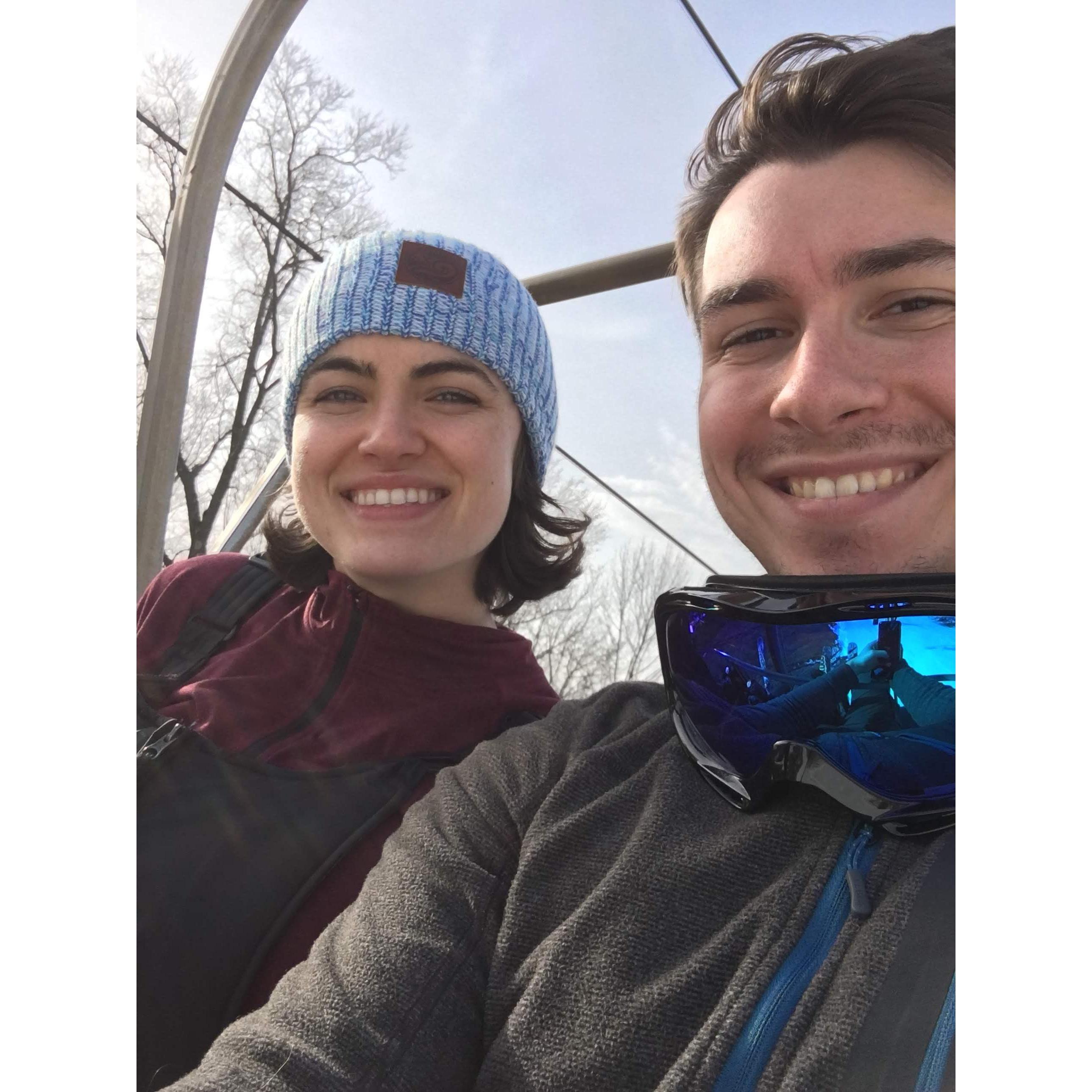 During our first ski trip together, we marveled at how amazing it would be to one day ski in Colorado... God is so good, isn't He?