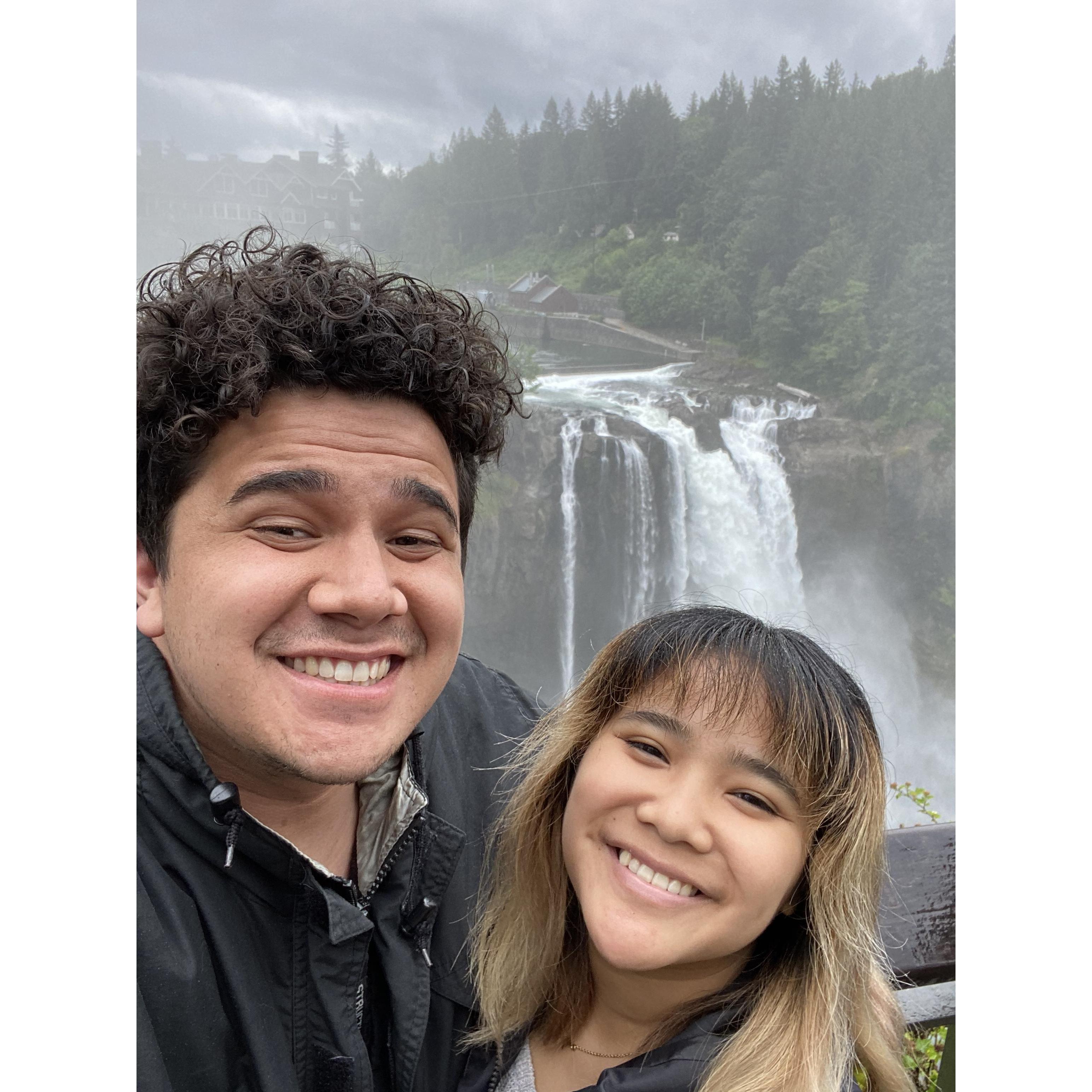 Adventuring through Snoqualmie Falls.
