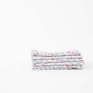 French Linen Pink Floral Napkins