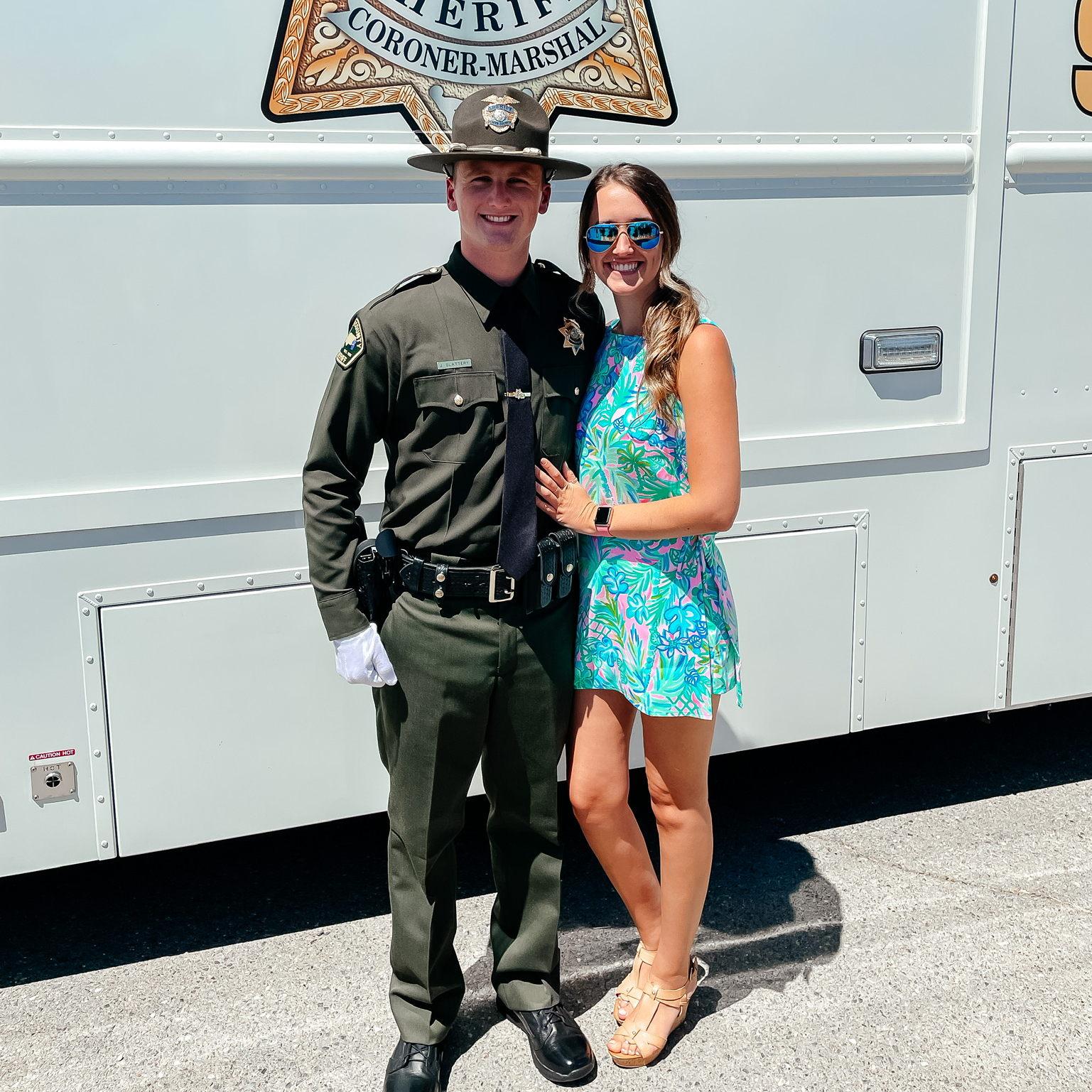 Jason's police academy graduation!