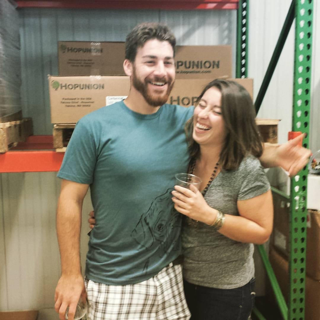 First visit to DC to see Makenzie. Casually hanging out in brewery fridges and Eric doing standup