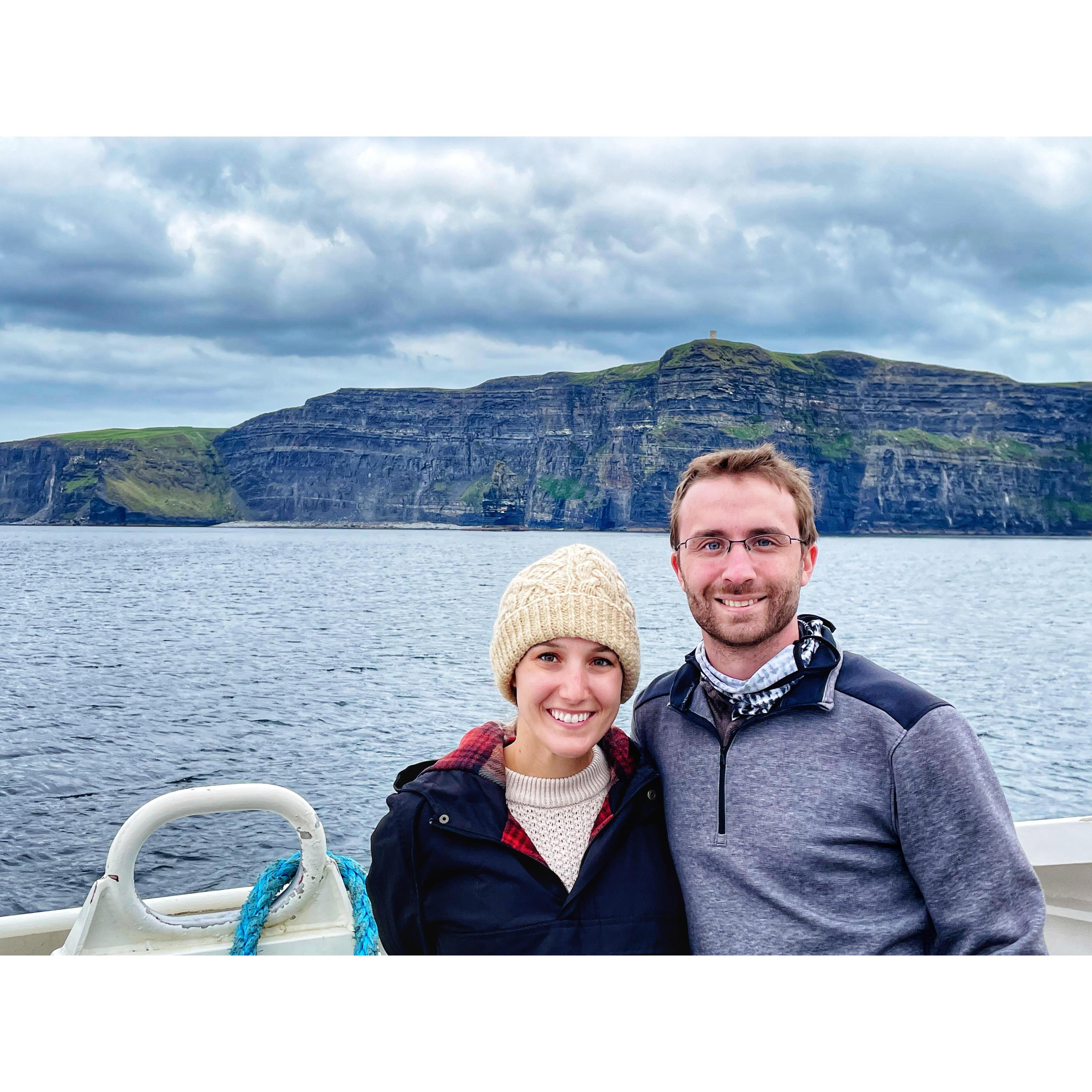 Cliffs of Moher - one of Alex's bucket-list places