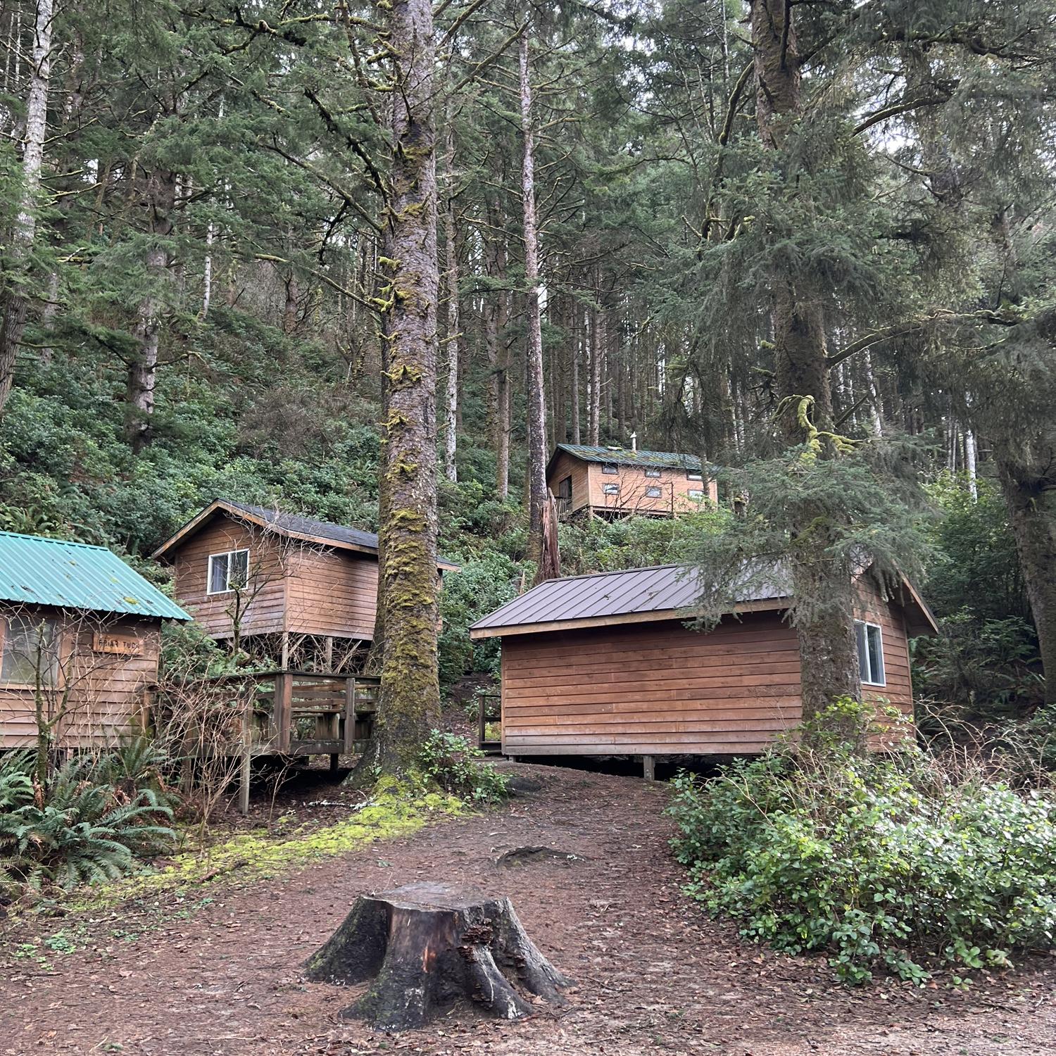 Highland cabins.