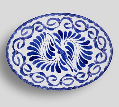 Puebla Oval Serve Platter, Large 15"