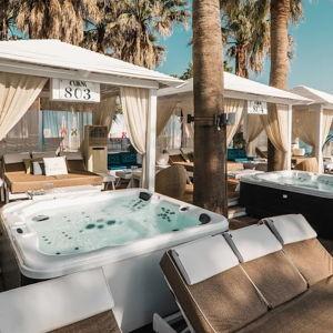 Cabana Mare Beach Club in Crete