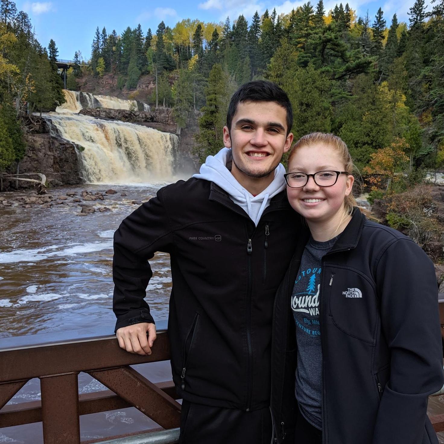 Hiking in Gooseberry falls!