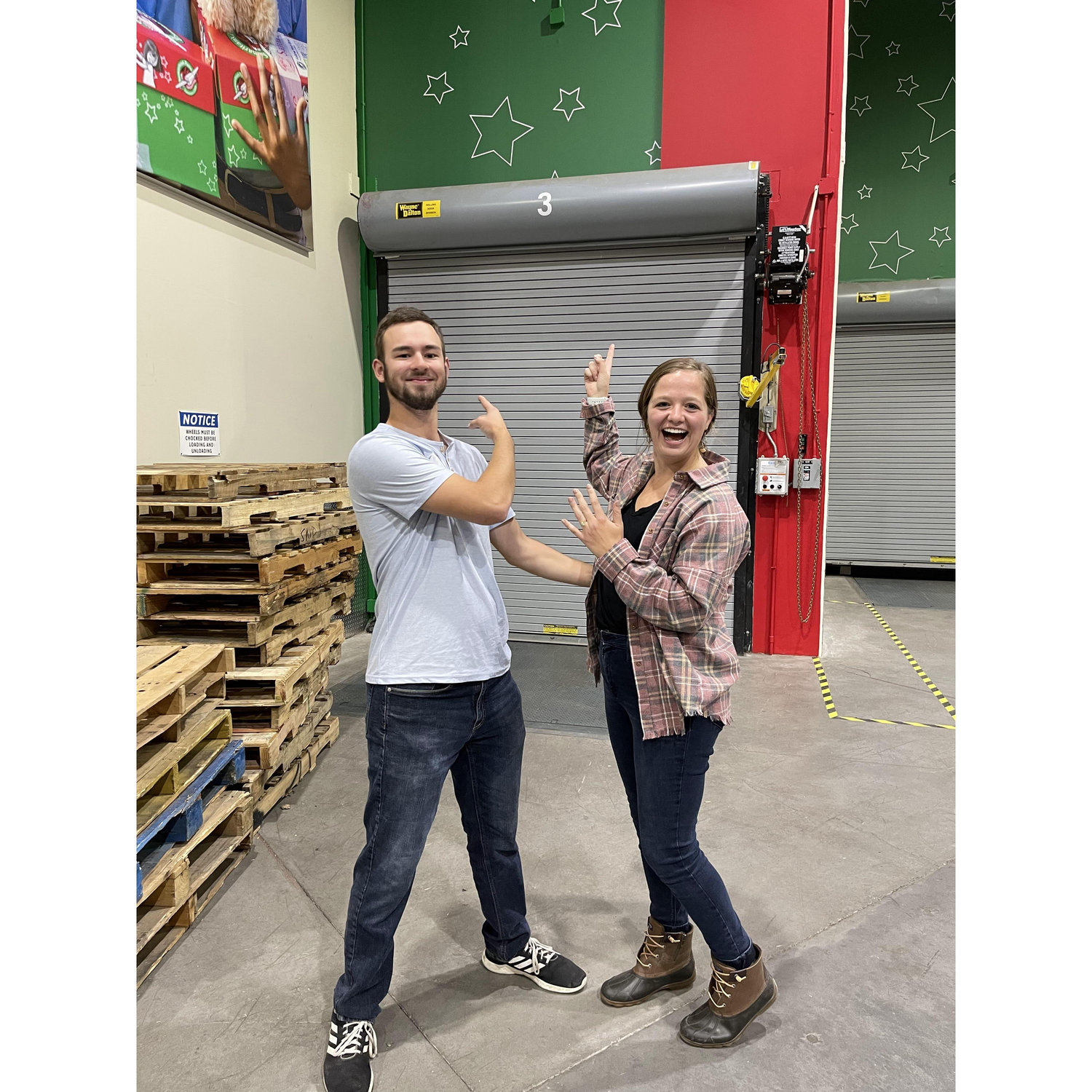 Back at the place we met, 2 years later and engaged