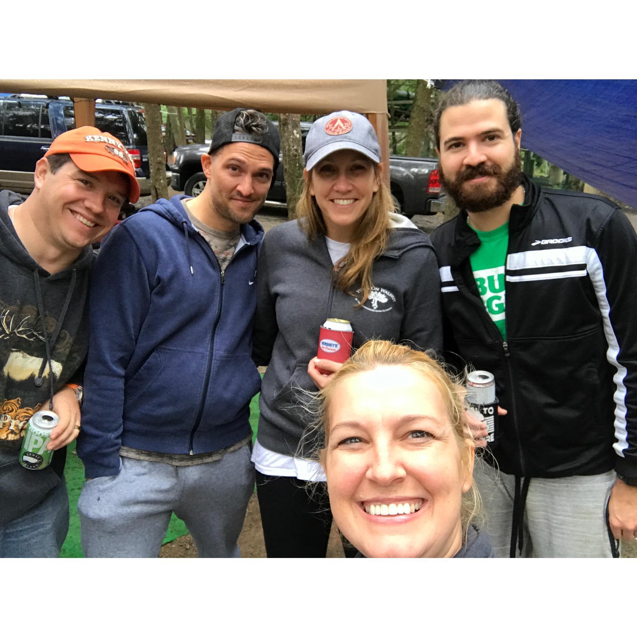 A rainy weekend can't stop our annual Labor Day Knoebels trip (Shawn, Rob, Suz, Phil, Sarah)