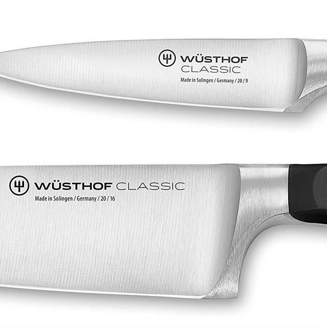 Wusthof Classic Two Piece Prep Set, One Size, Black, Stainless Steel