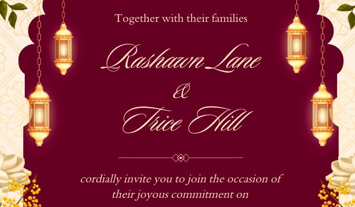 The Wedding Website of Trice Hill and Rashawn Lane