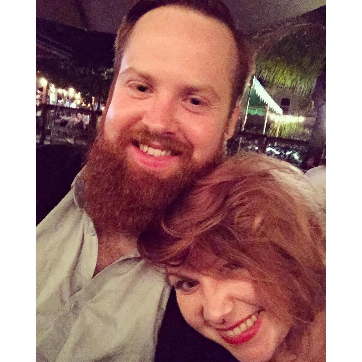 Looking cute on an early date @ Bayou Wine Garden, Spring 2016.