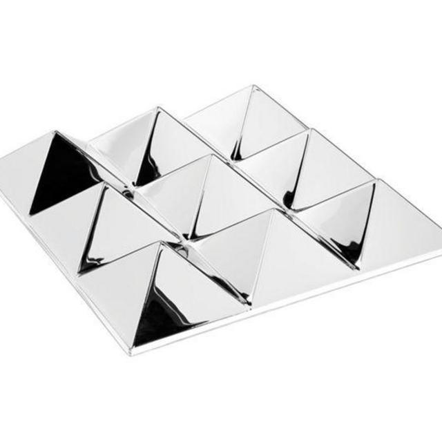 panton mirror sculpture 9 pyramid