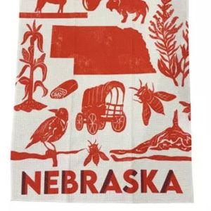 GEOMETRY State Tea Towel- Nebraska