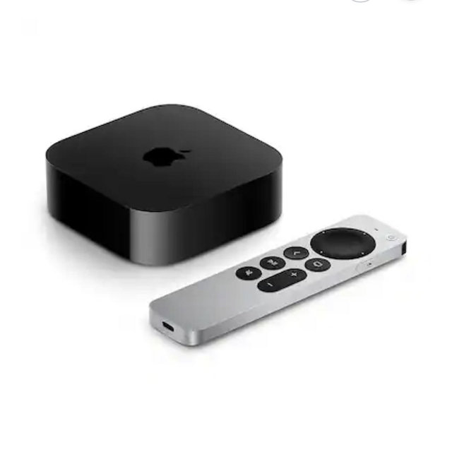 Apple - TV 4K 128GB Streaming Device (3rd generation) - Wi-Fi + Ethernet - Black