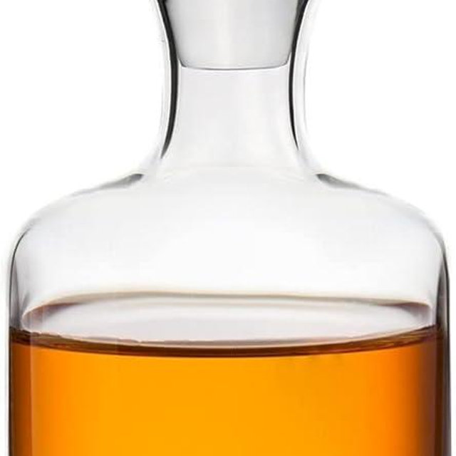 Ravenscroft Crystal | Elegant European-Made Hand-Blown Taylor Decanter with Stopper | 100% Lead-Free Crystalline | 35 FL Oz | Gift-Boxed