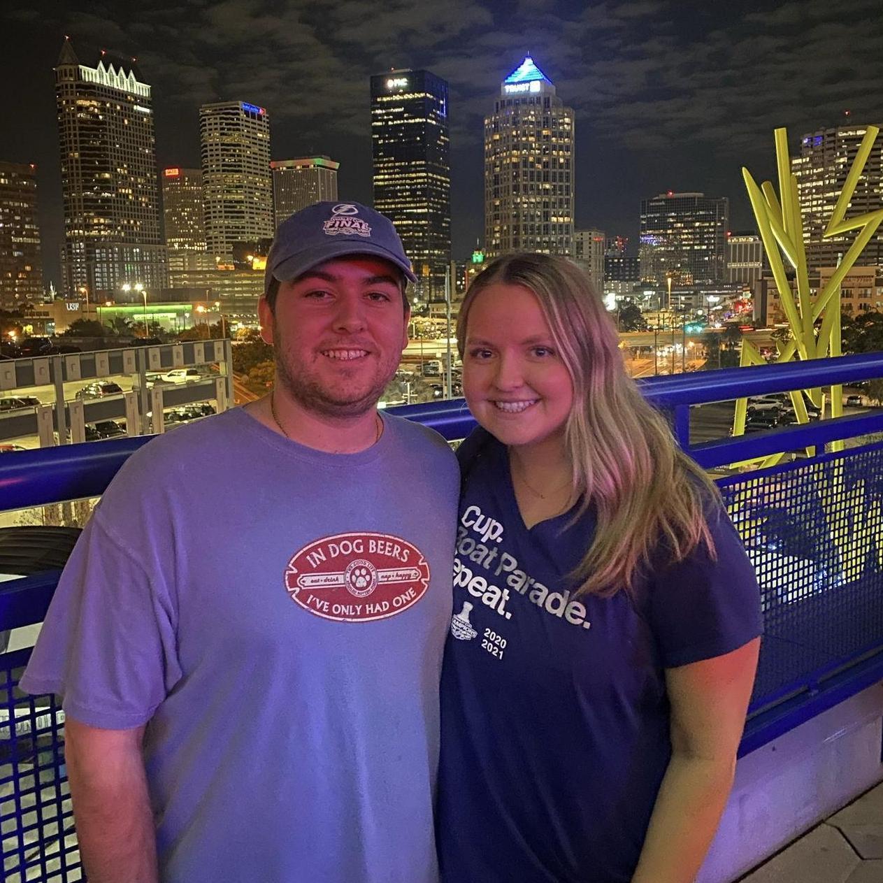 Visiting Kathy in Tampa! Go Lightning!