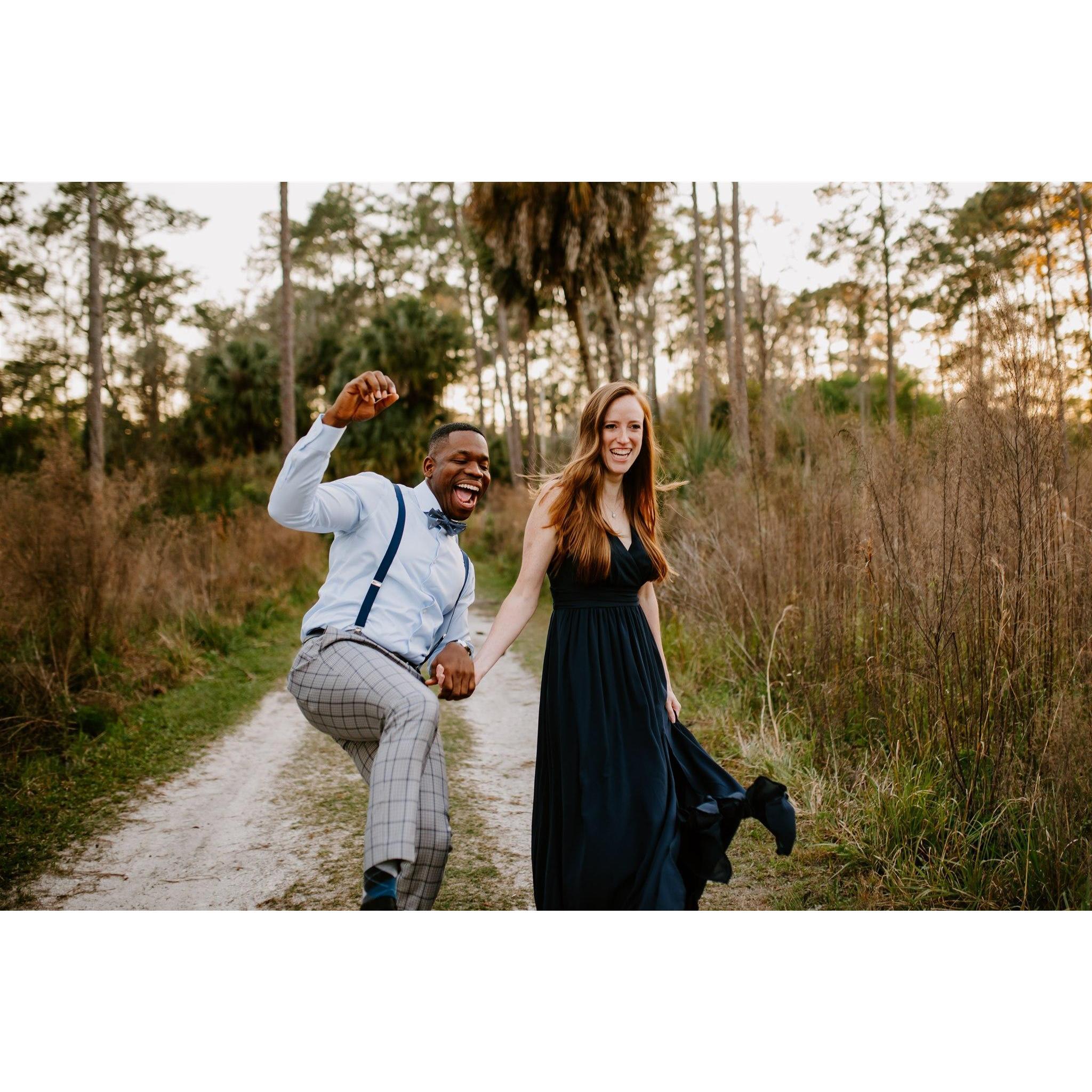 Engagement photo by Regina as The Photographer!