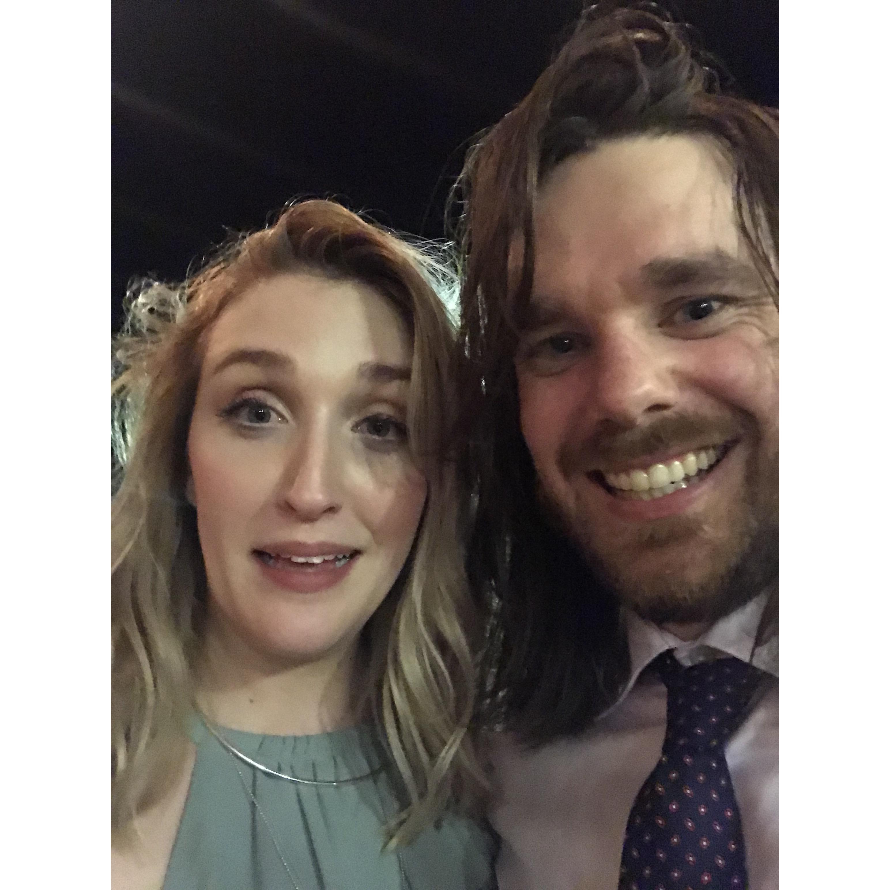 After a night of DANCING at Christine and Jeff's wedding