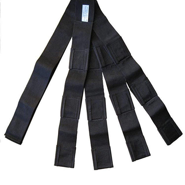 Forearm Forklift L74995PMS Painter's Lifting and Moving Straps for Furniture, Appliances, Mattresses or Heavy Objects 800 Pounds 2-Person, 9'4" long X 3" wide, Jet Black, 2 Count