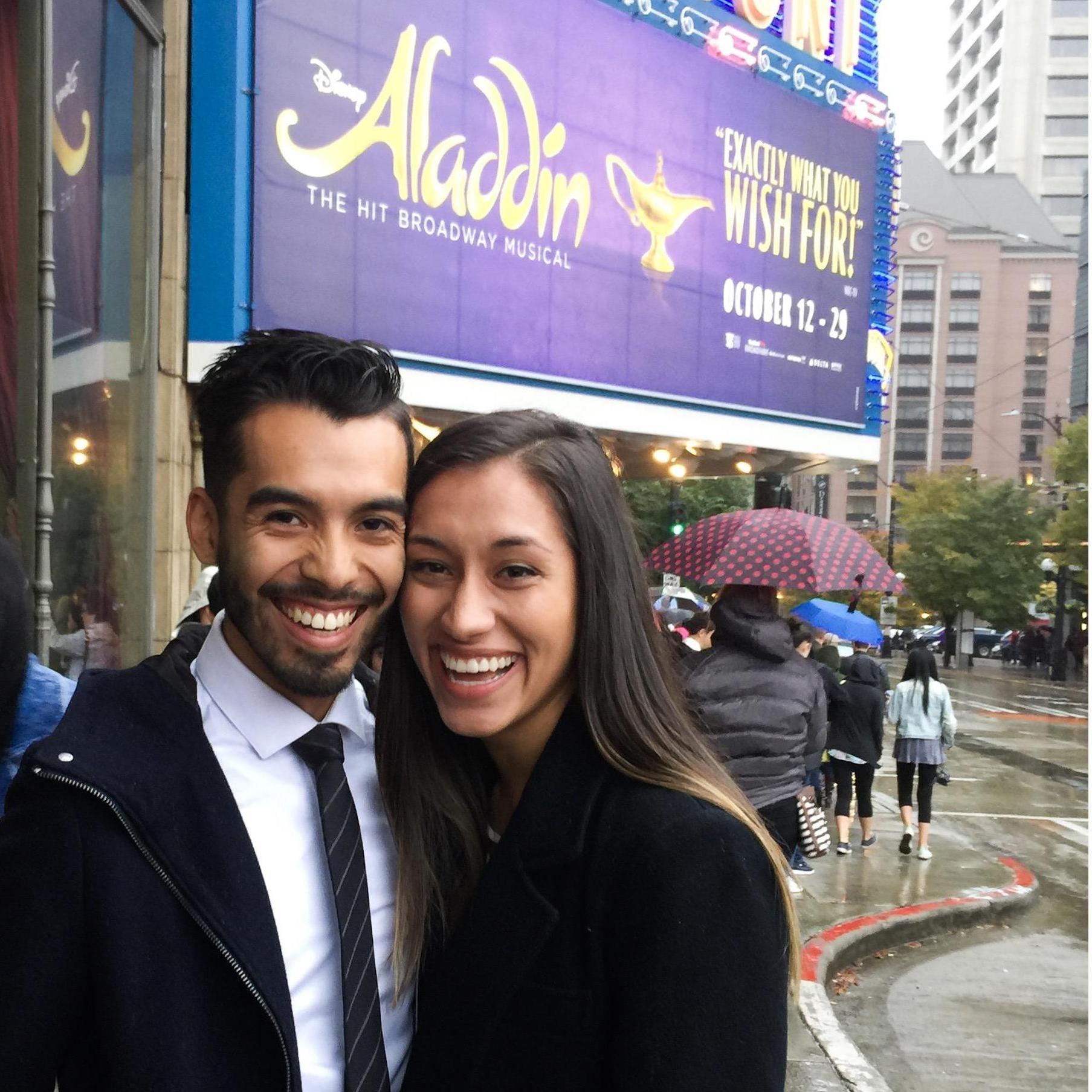 At the Paramount to see Aladdin