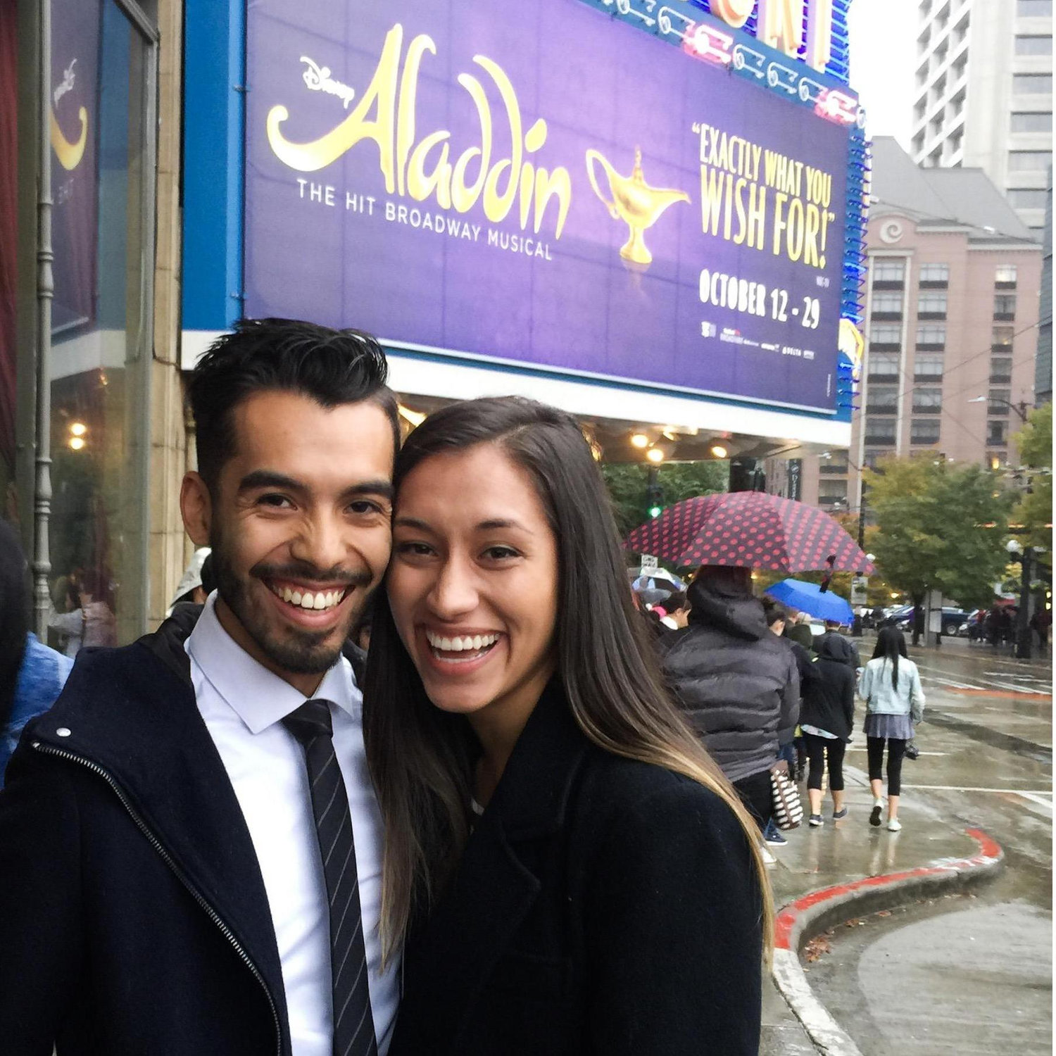 At the Paramount to see Aladdin