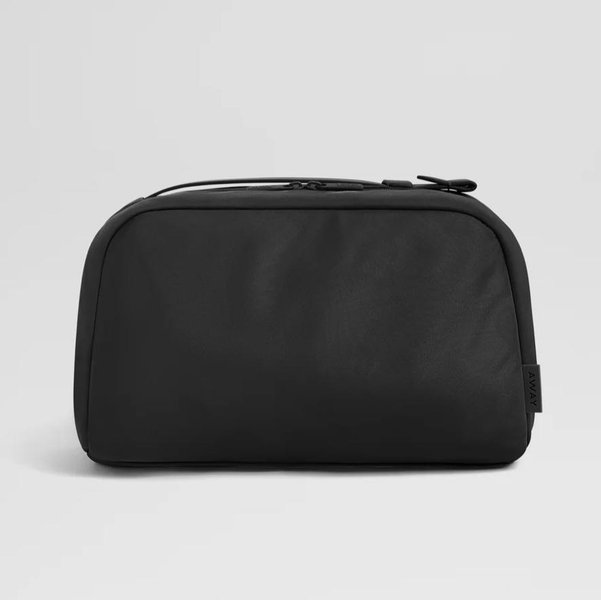 Large Toiletry Bag in Jet Black