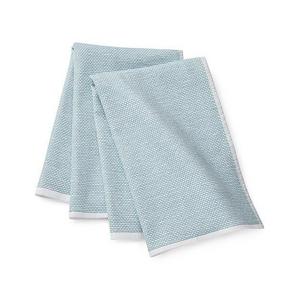 Aqua Textured Terry Dish Towels, Set of 2