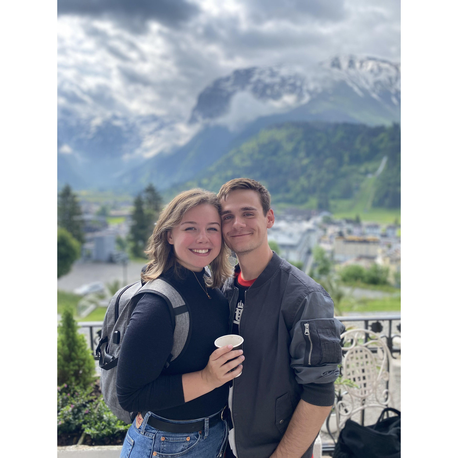 Switzerland at the bottom of Mt Titlis