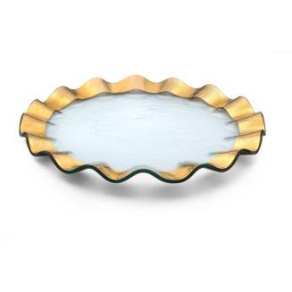 Annieglass Ruffle Service Charger