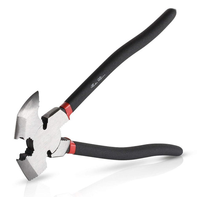 Bates- Fencing Pliers, 10-Inch, Multi Tool Fence Pliers, Barbed Wire Fence Tools, Fence Cutter, Nail Puller Pliers, Staple Puller, Cutting Pliers