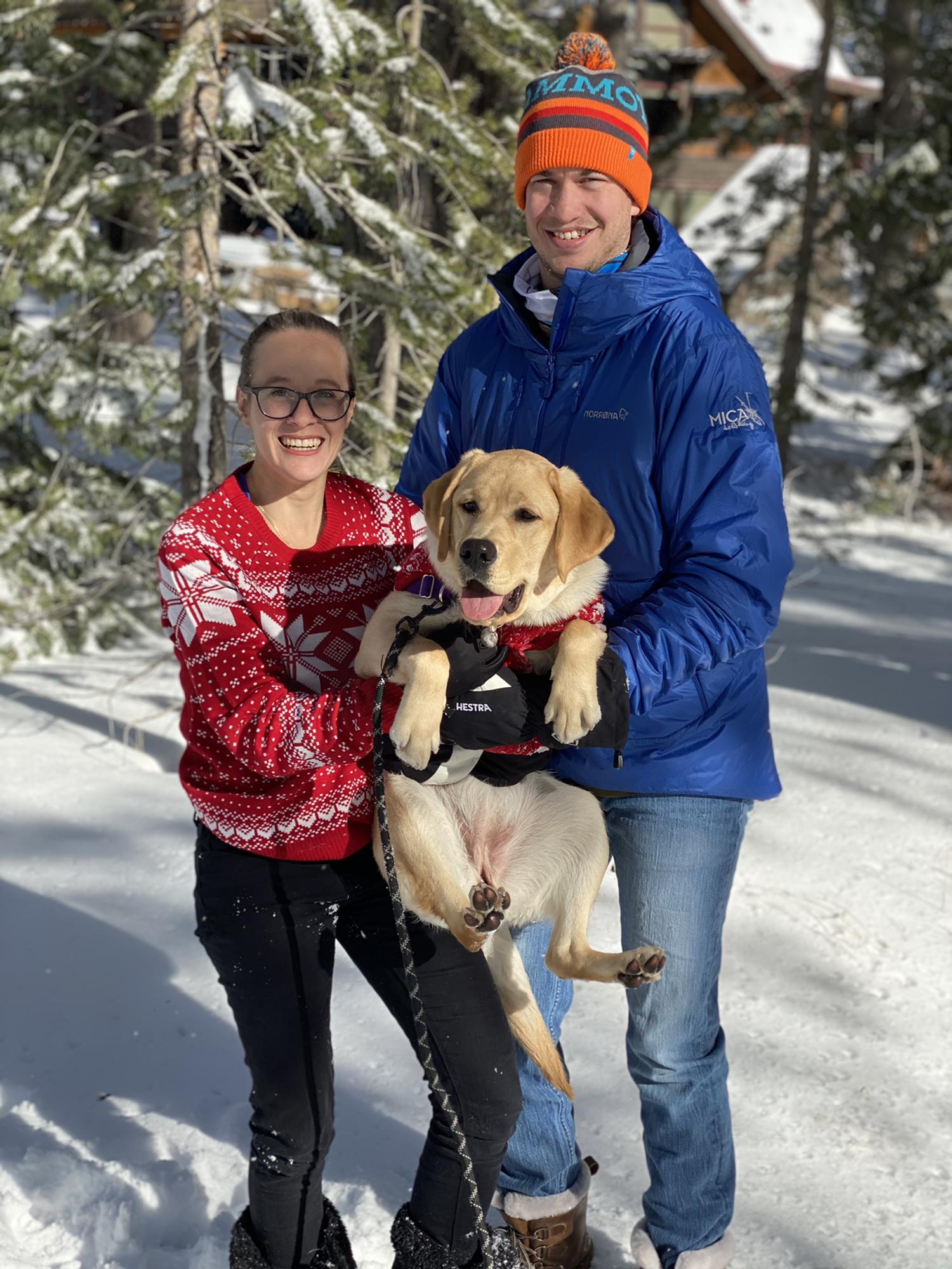 Truckee 2020 (peep Ellie and Danielle's matching sweaters)