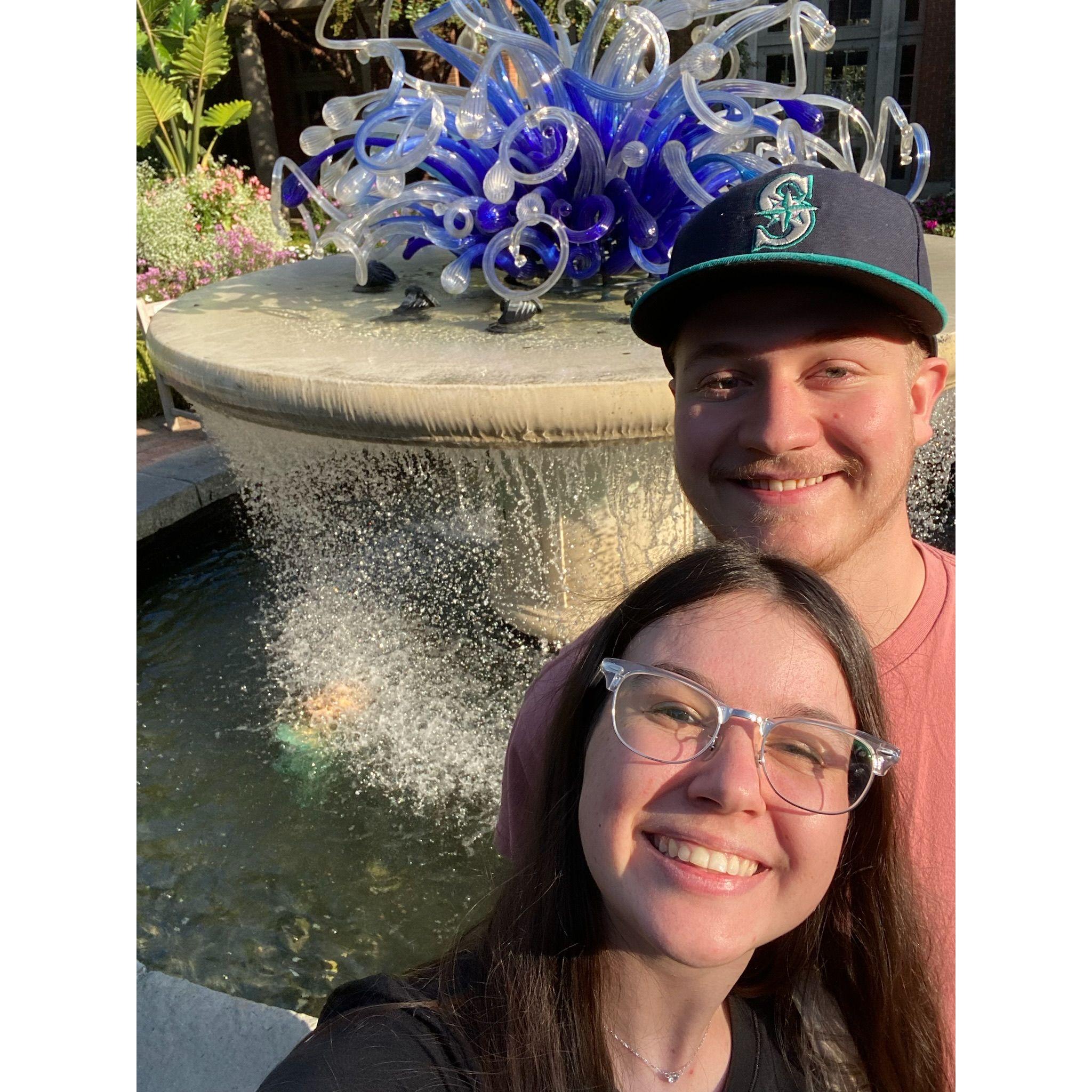 Touring wedding venues. Got into the Atlanta Botanical Gardens for free!