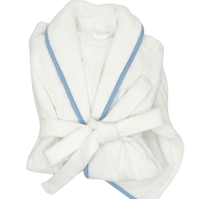 Jillien Harbor Womens Cotton Bathrobe Long Robe for Women Absorbent Quick-Drying Luxury Spa Bathrobe Terry Mother's Day Gift