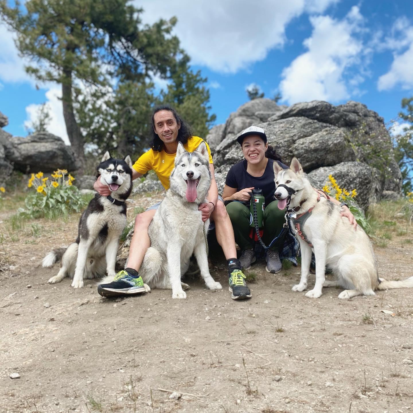 Hiking with Pua and her cousins during a surprise visit from Shawn’s family! May 2021
