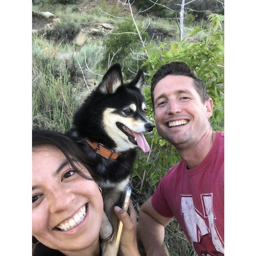 Dog park hike in Durango, Colorado