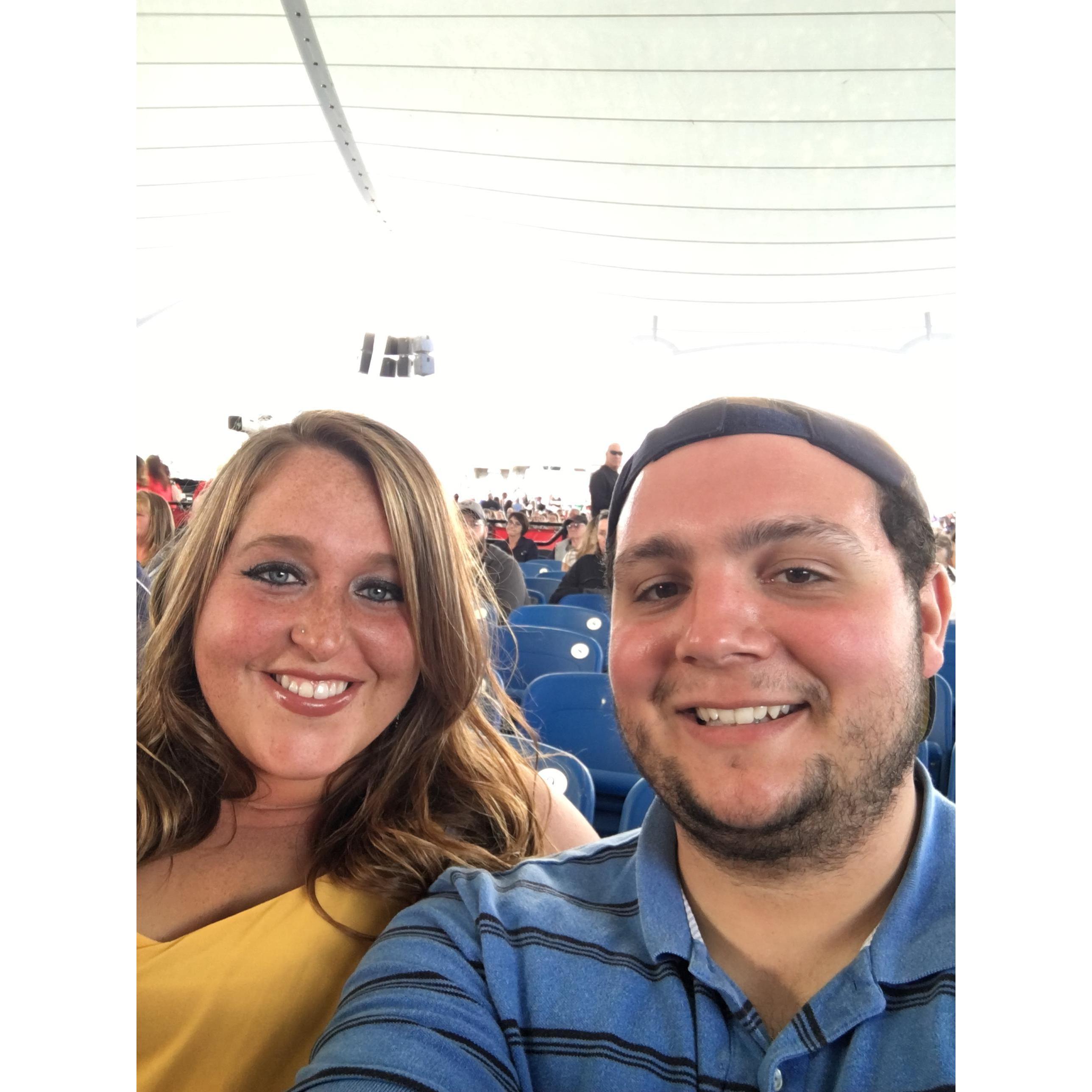 Our first Zac Brown Band concert together!