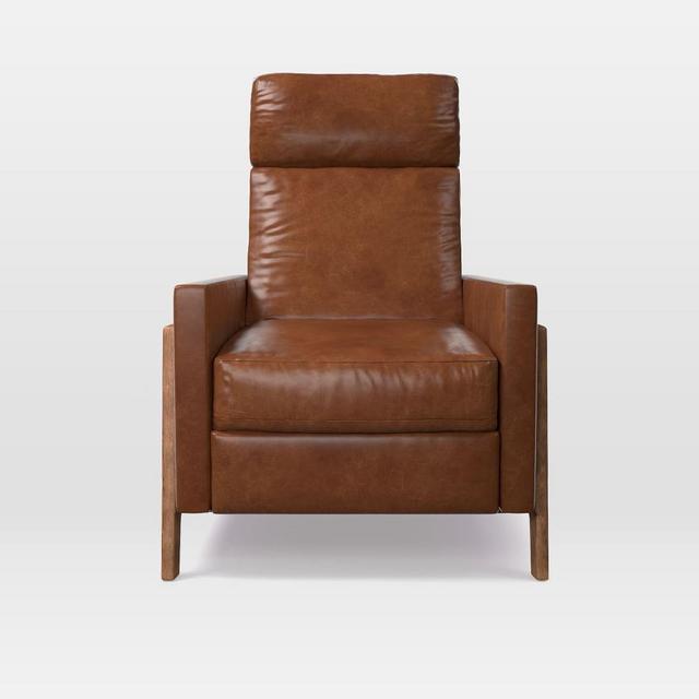 Spencer Recliner, Weston Weston Leather, Molasses, Walnut