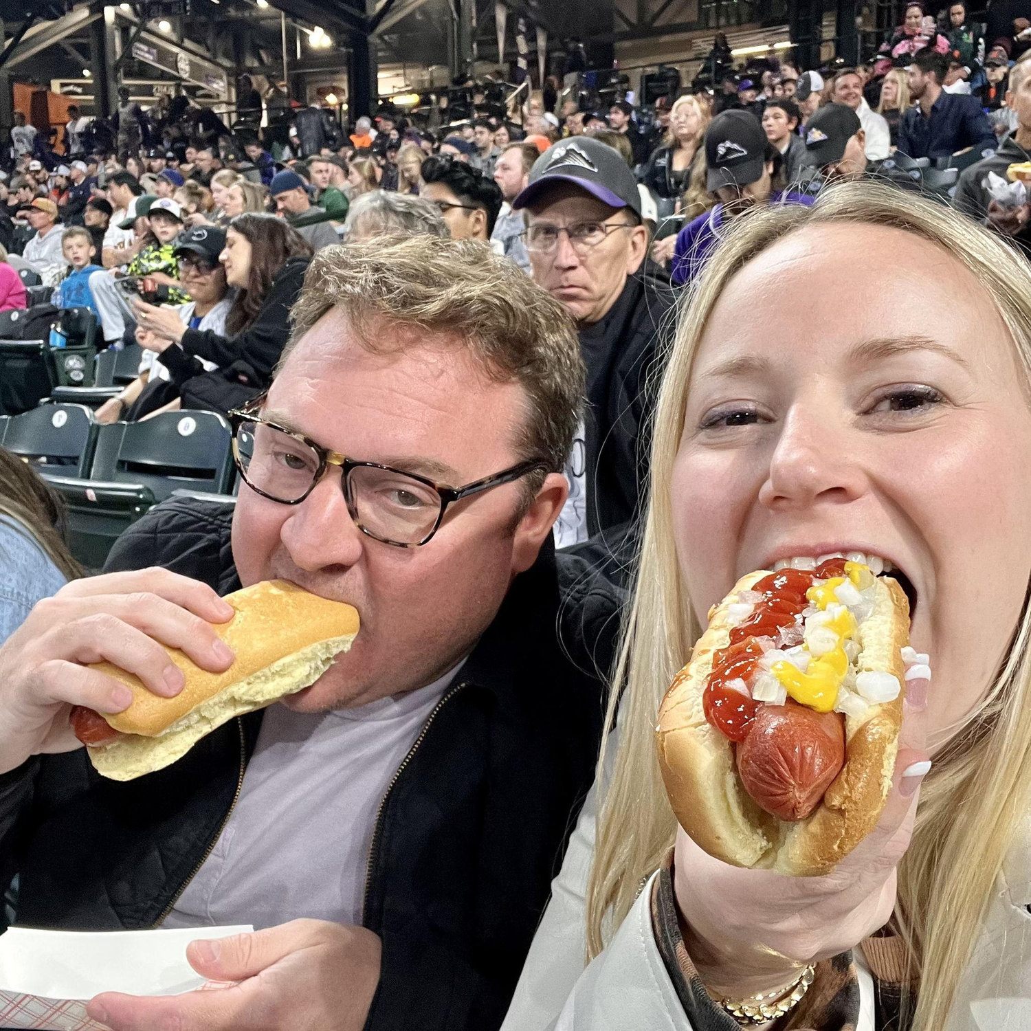 Doing what we do best... eat!